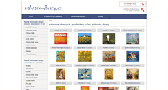 Desktop Screenshot of malovane-obrazy.cz